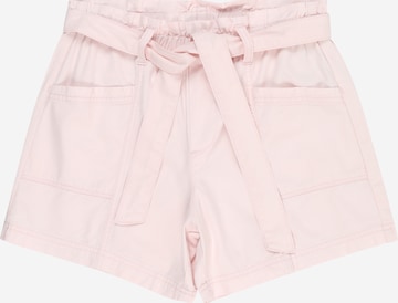 Abercrombie & Fitch Regular Trousers in Pink: front