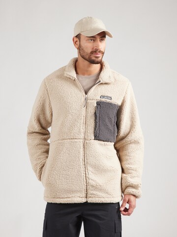 Veste en polaire fonctionnelle 'Mountainside' COLUMBIA en marron : devant