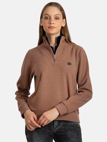 Pullover di Jacey Quinn in marrone: frontale