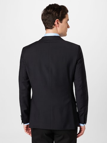 Oscar Jacobson Slim Fit Sakko in Schwarz