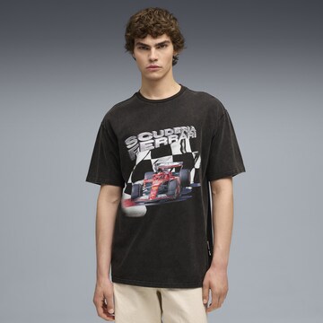 T-Shirt 'Scuderia Ferrari' PUMA en noir : devant