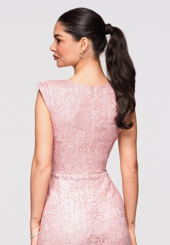 Robe de cocktail Ombre en rose