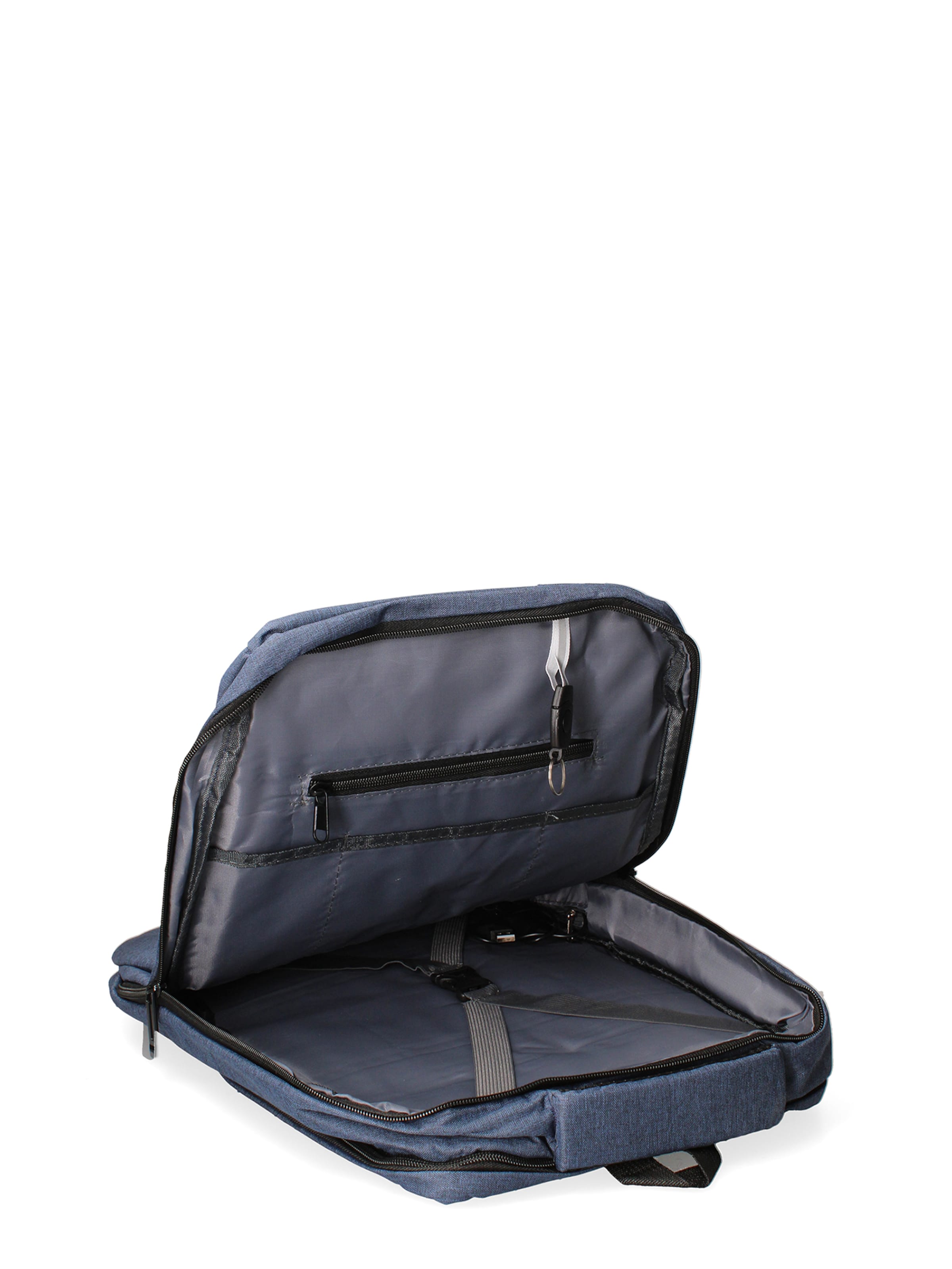 Zaino 'Zaino Unisex Nylon 100% con Zip e Tasche Multifunzionali - B Cavalli' di B. Cavalli in blu