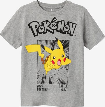 T-Shirt 'NOISI POKEMON' NAME IT en gris : devant