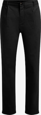 WE Fashion Pleat-front trousers in Black: front