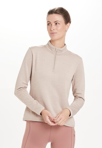 ENDURANCE Performance shirt 'Vironic' in Beige: front