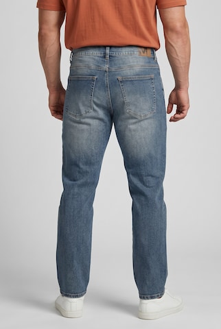 Men Plus Regular Jeans in Blauw