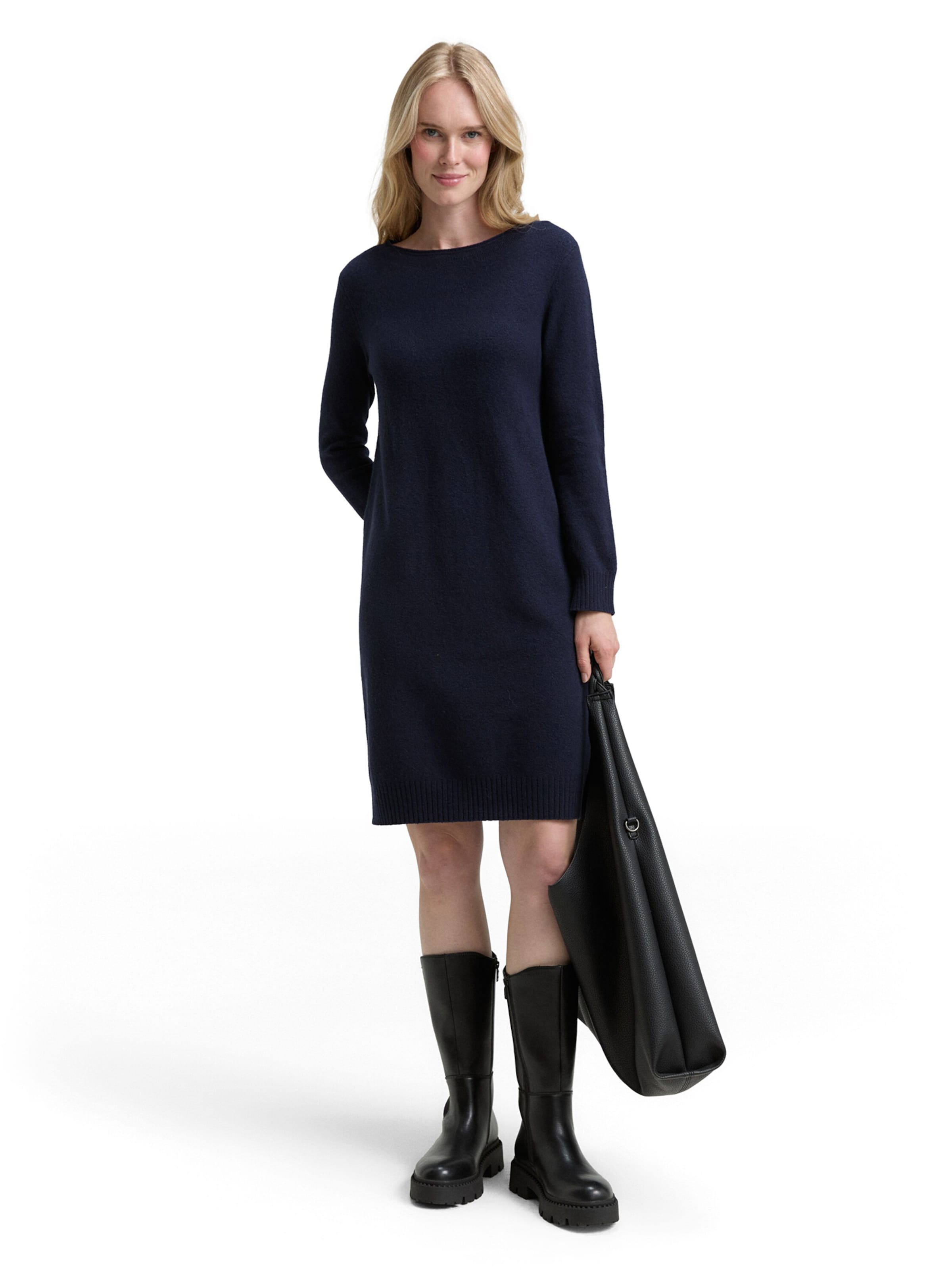 TOM TAILOR Kleid in Blau