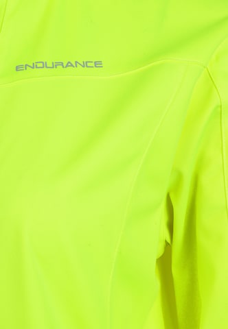 ENDURANCE Athletic Jacket 'Ziva' in Yellow