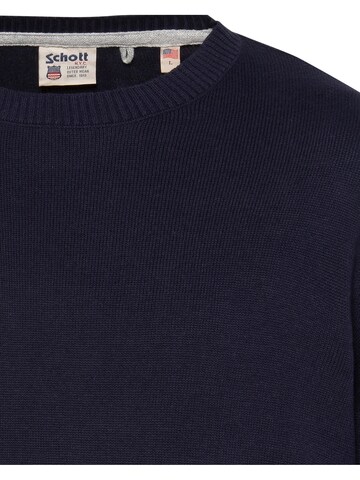 Schott NYC Sweater in Blue