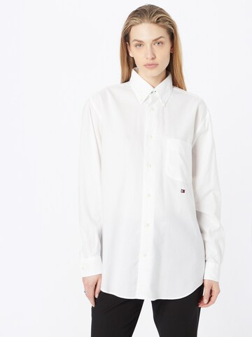 Camicia da donna di TOMMY HILFIGER in bianco: frontale