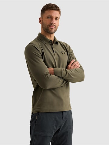 PME Legend - Jersey 'American Classic polo shirt with long sleeves and flight pocket' en verde
