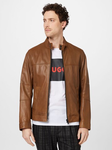 BOSS Orange Between-season jacket 'Josep' in Brown: front