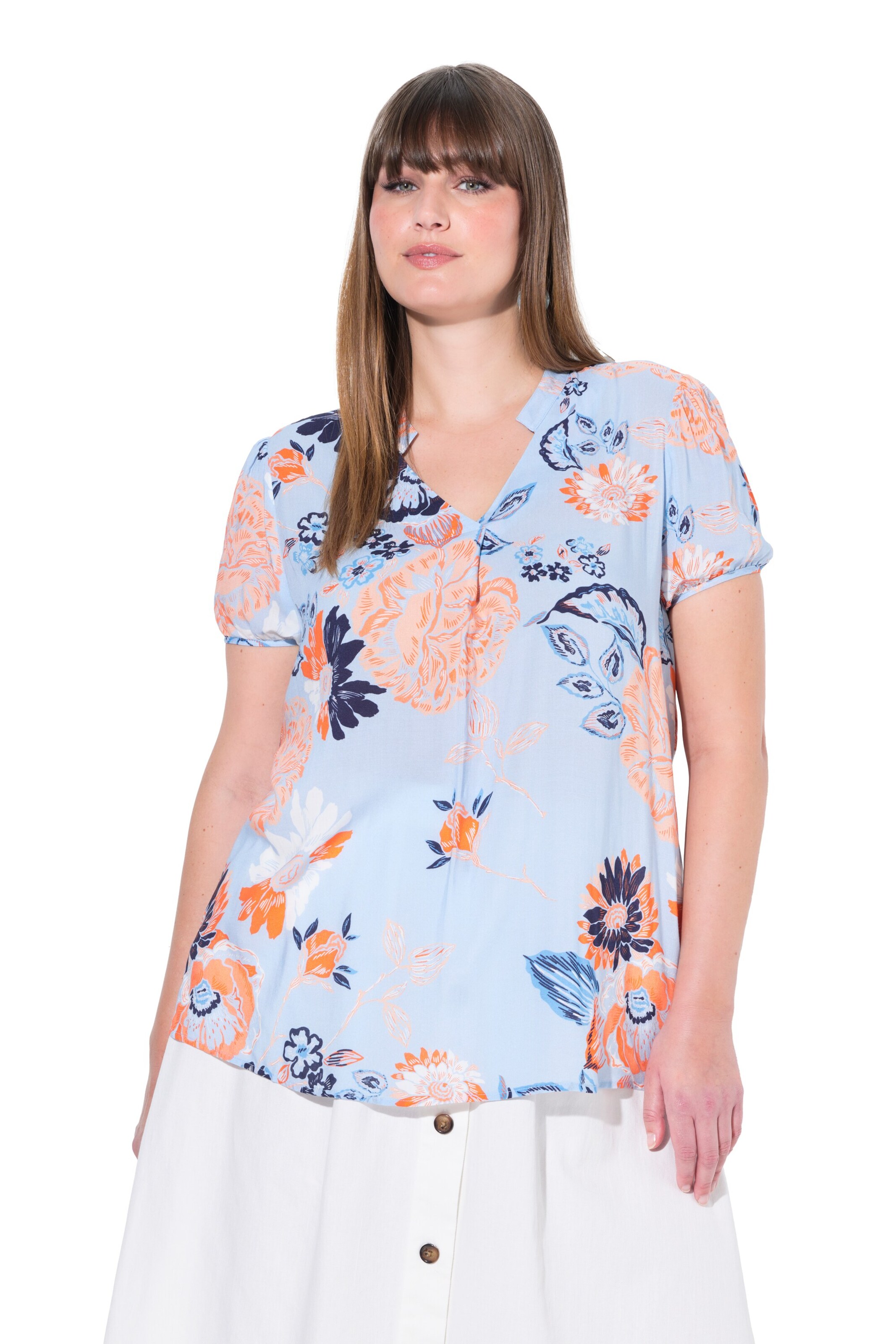 Ulla Popken Tunic in Blue: front