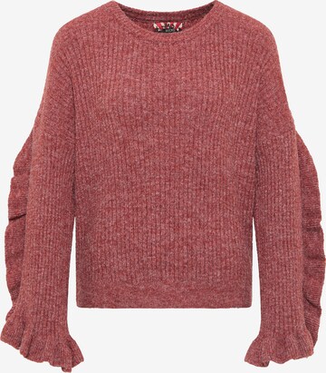 myMo ROCKS Sweater in Red: front