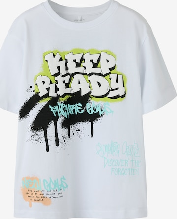 NAME IT Majica | bela barva: sprednja stran