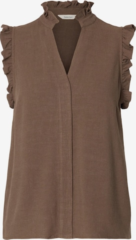 SELECTED Blouse 'SLFViva' in Brown: front