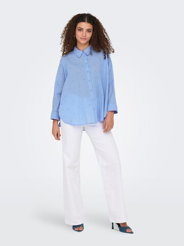 Chemisier 'NEW GRACE JULIA' ONLY en bleu
