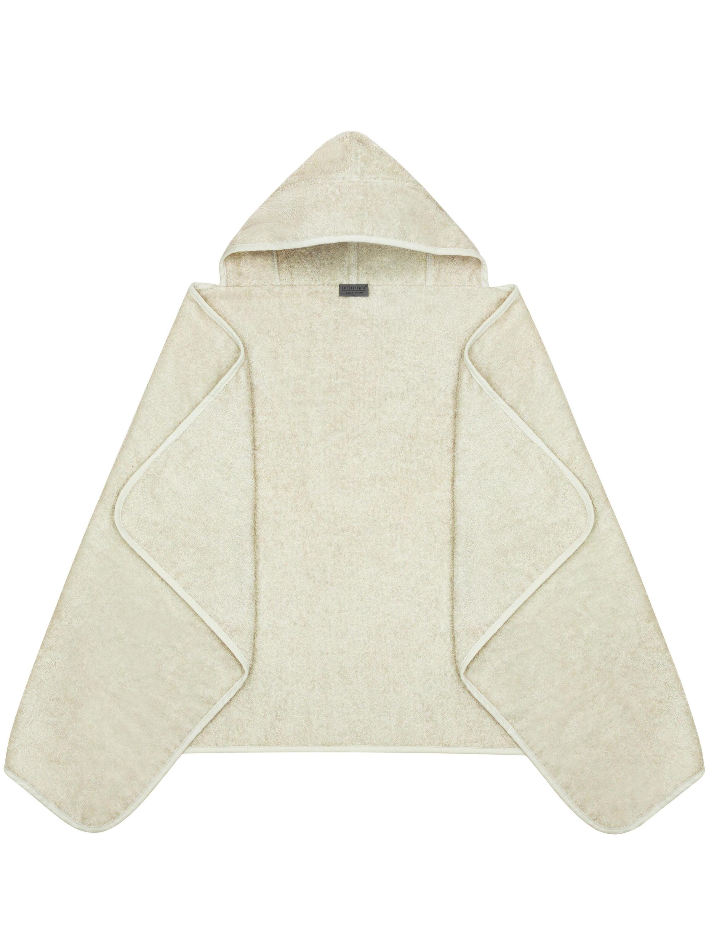 normani Bathrobe 'Bamako' in Beige: front