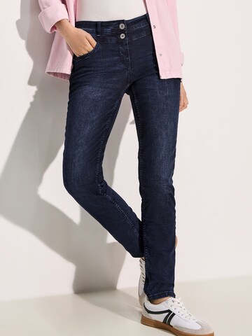 CECIL Slimfit Jeans 'Scarlett' in Blau: Vorderseite