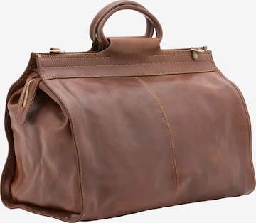 Borsa da viaggio di Viola Castellani in marrone: frontale