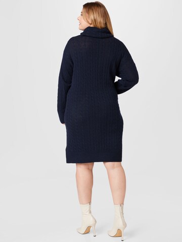 Tommy Hilfiger Curve Knitted dress in Blue