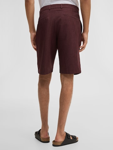 STRELLSON Regular Trousers 'Luz' in Red