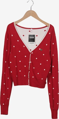 Blutsgeschwister Strickjacke S in Rot: Vorderseite
