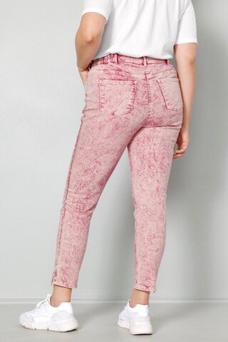 MIAMODA Slim fit Jeans in Pink