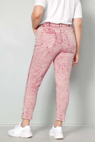 MIAMODA Slim fit Jeans in Pink