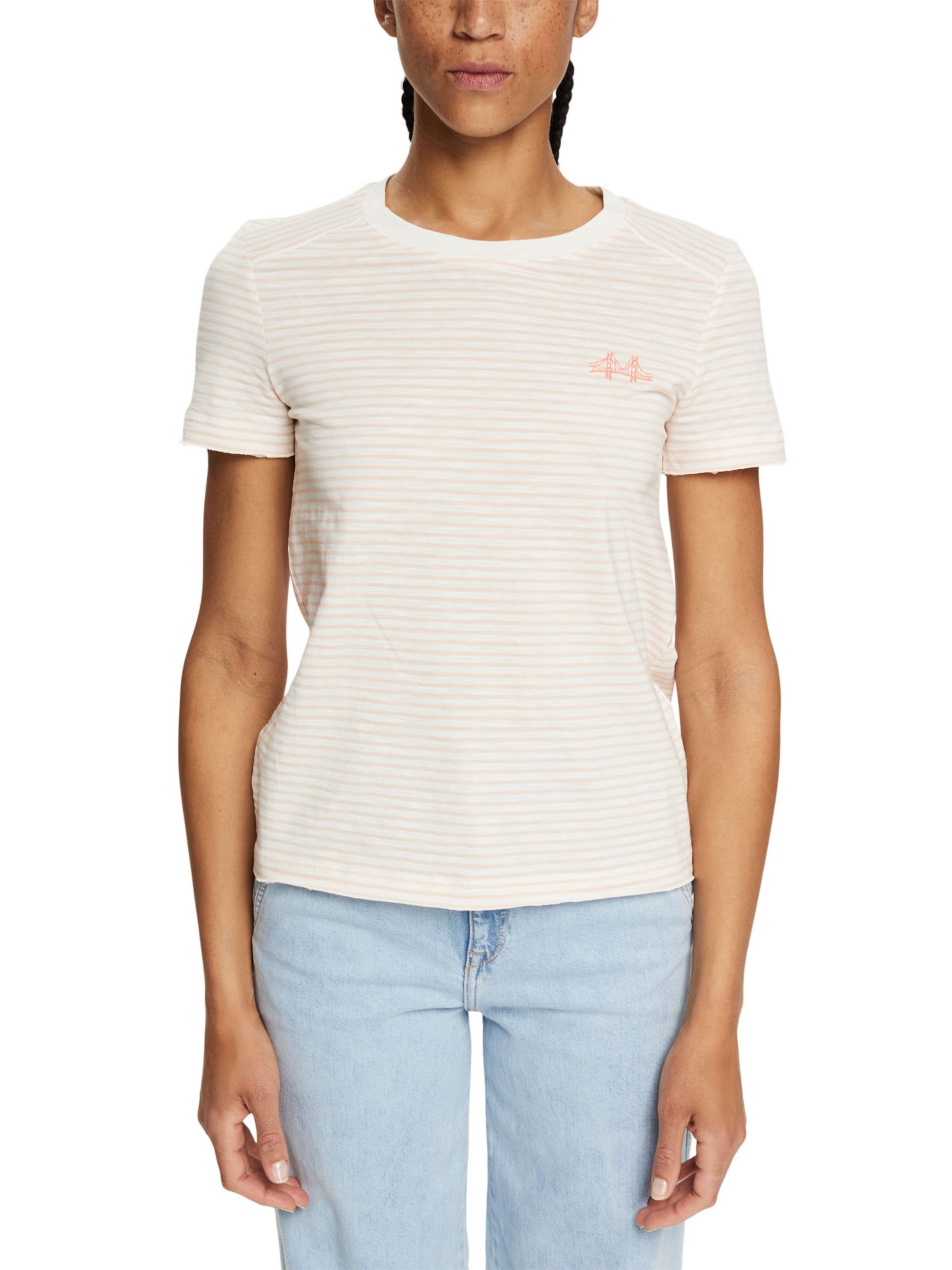 Frauen Shirts & Tops ESPRIT T-Shirt in Weiß - EE48791 Frauen Shirts & Tops ESPRIT T-Shirt in Weiß - EE48791