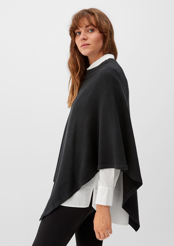 s.Oliver Cape in Black