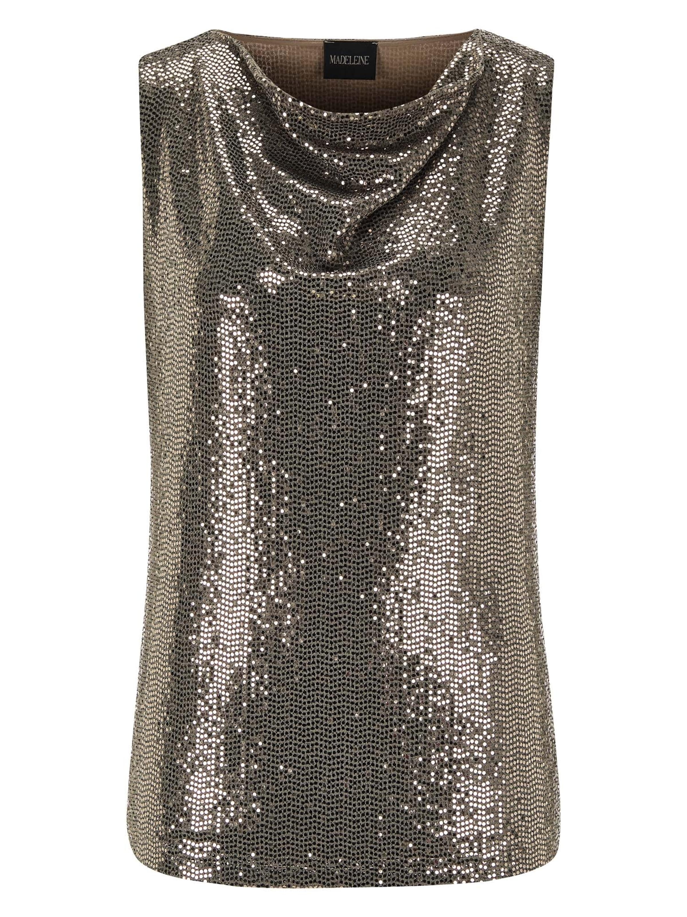 MADELEINE Top in Beige: voorkant