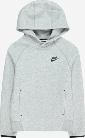 pilka Nike Sportswear Megztinis be užsegimo 'TECH FLEECE': priekis