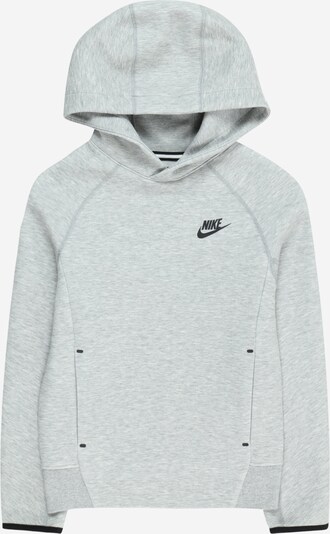 Nike Sportswear Μπλούζα φούτερ 'TECH FLEECE' σε γκρι μελανζέ / μαύρο, Άποψη προϊόντος