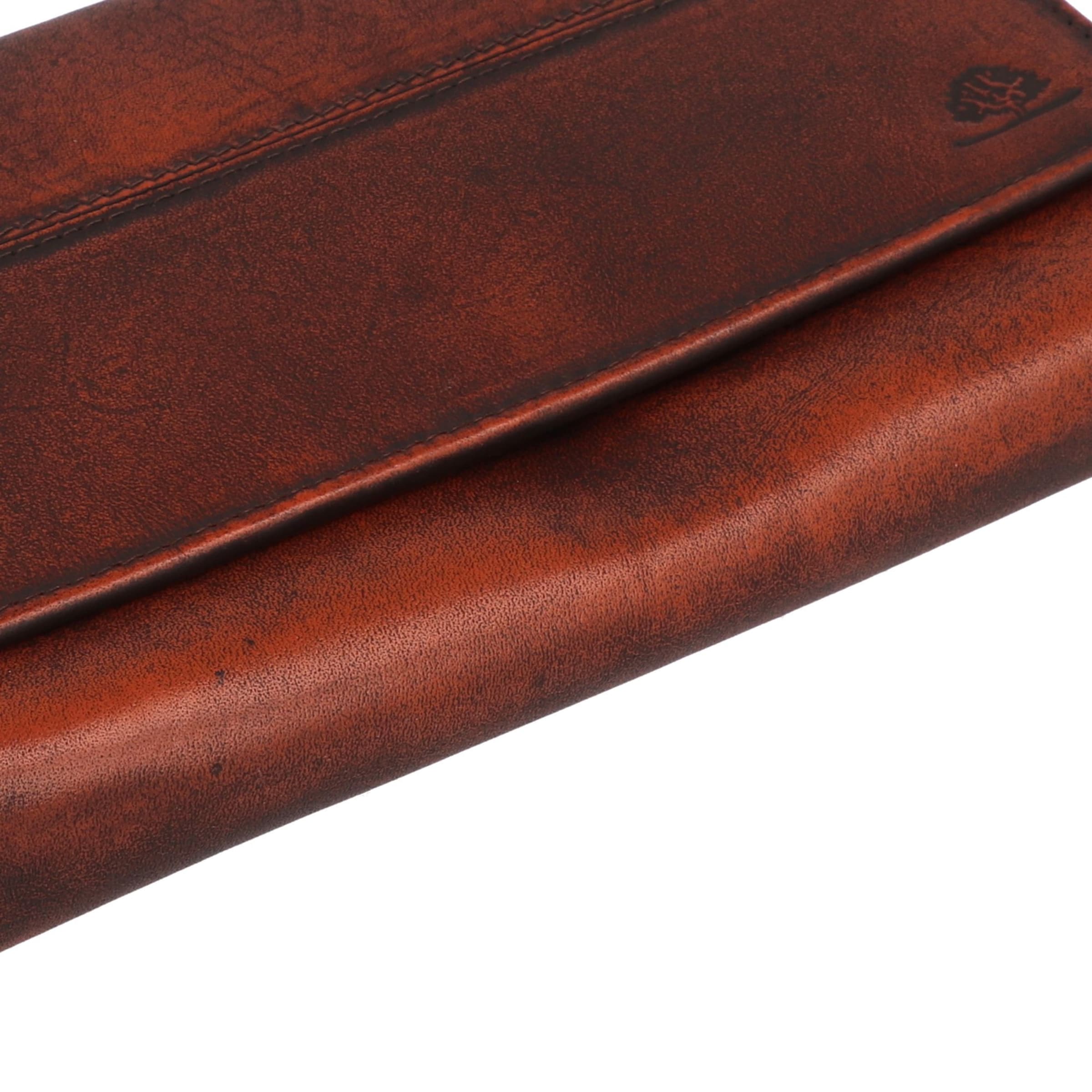 Porte-monnaies 'Destressed' GREENBURRY en marron