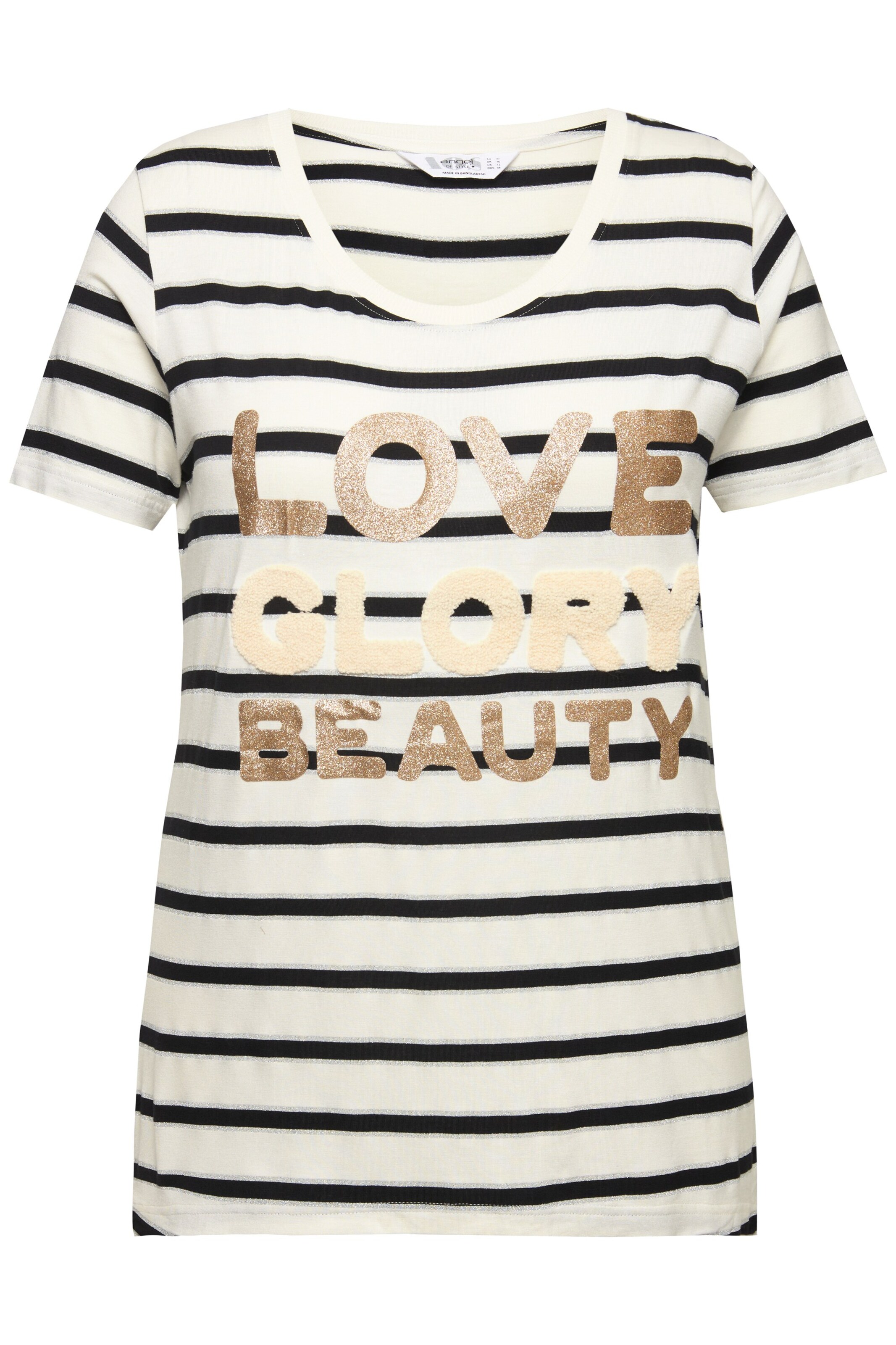 T-shirt Angel of Style en beige : devant