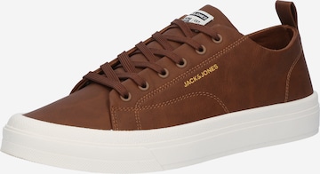 Baskets basses 'JFWBayswater' JACK & JONES en marron : devant