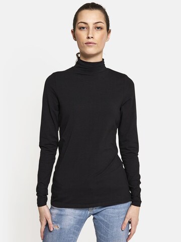 Squad the label Sweater 'Organic Long Sleeve' in Black: front