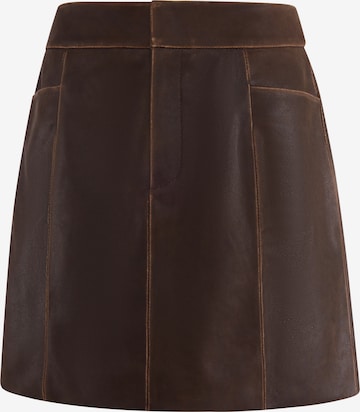 Jupe DreiMaster PREMIUM en marron : devant
