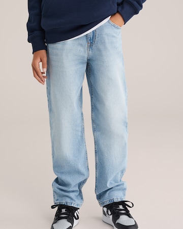 WE Fashion Loosefit Jeans i blå: forside