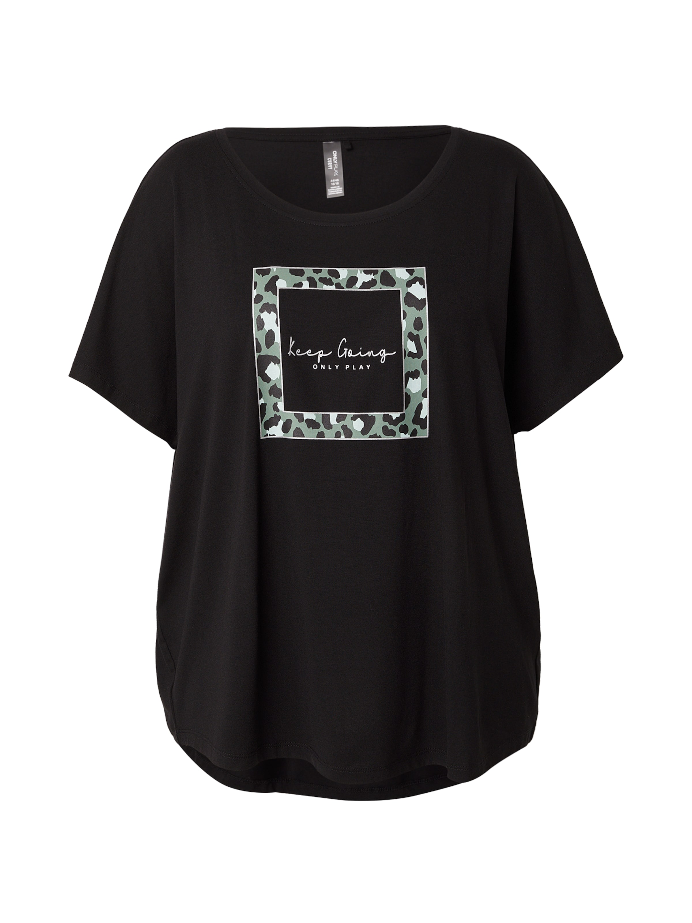Only Play Curvy Funkční tričko 'ONPAUB-MILLE' – černá: přední strana