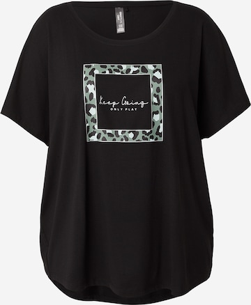Only Play Curvy Funkční tričko 'ONPAUB-MILLE' – černá: přední strana