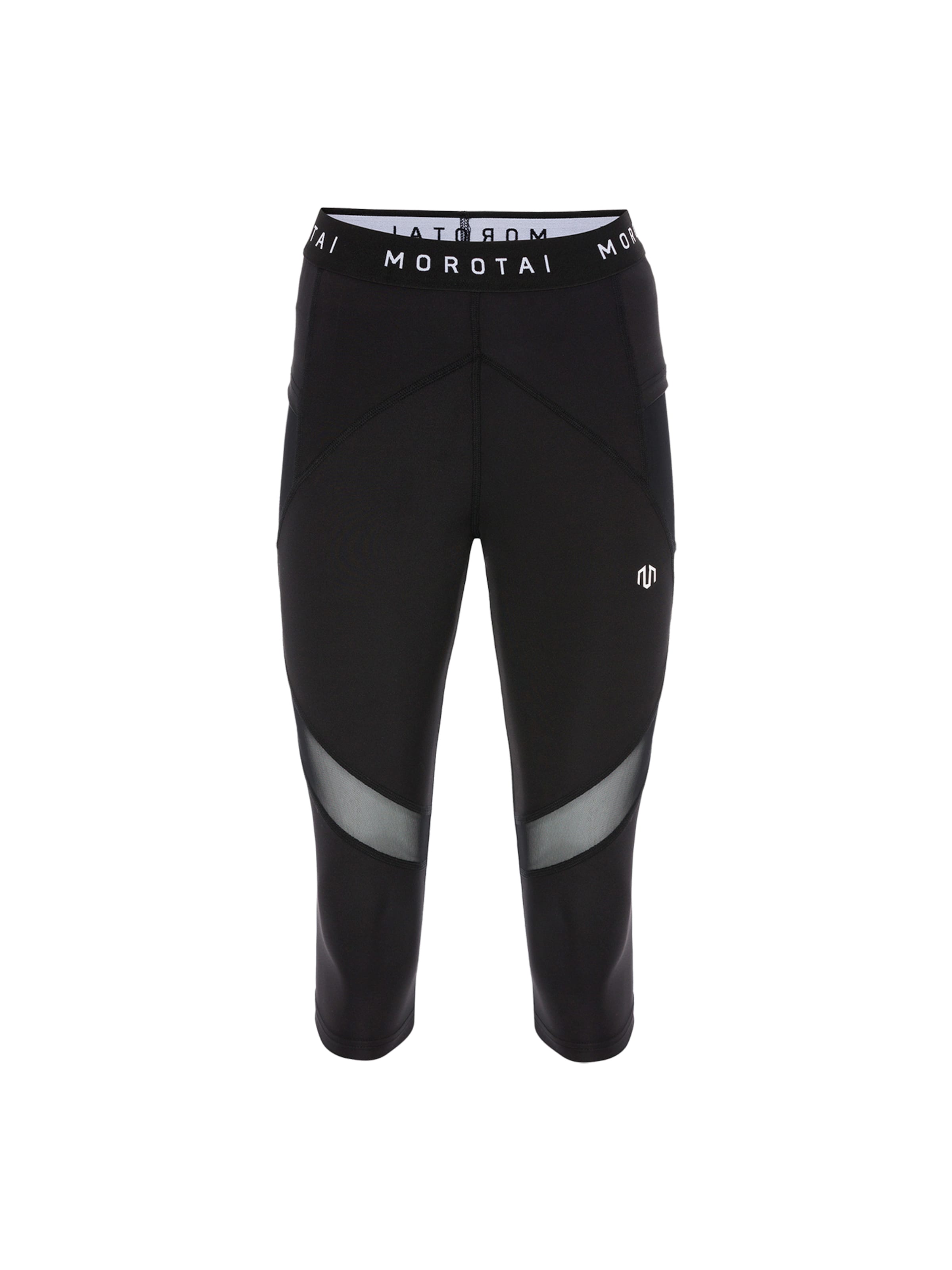 MOROTAI Skinny Sportbroek 'CAPRI PERFORMANCE' in Zwart: voorkant