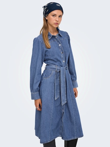 ONLY - Vestido camisero 'ONLCARO' en azul