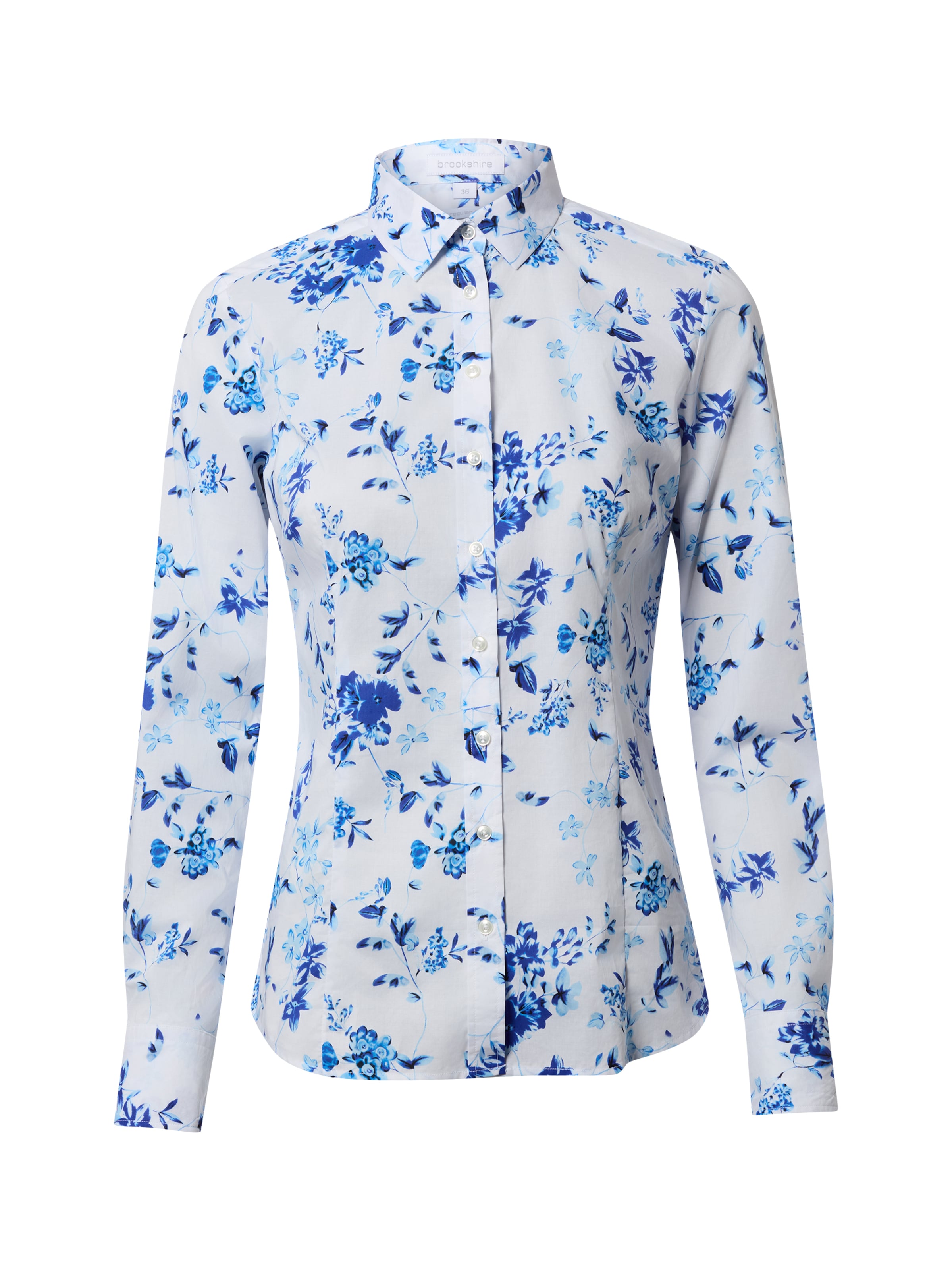 Brookshire Blouse in White: front