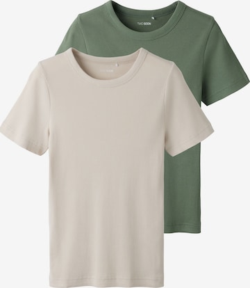 TWO SOON Shirt in Beige: voorkant