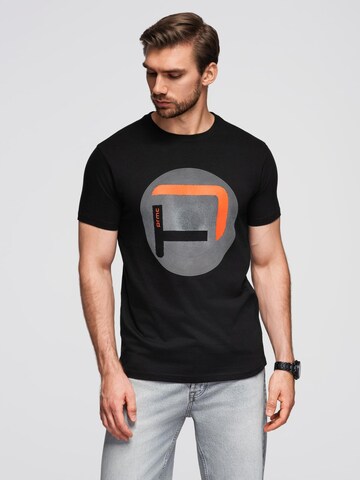 Ombre Shirt in Zwart