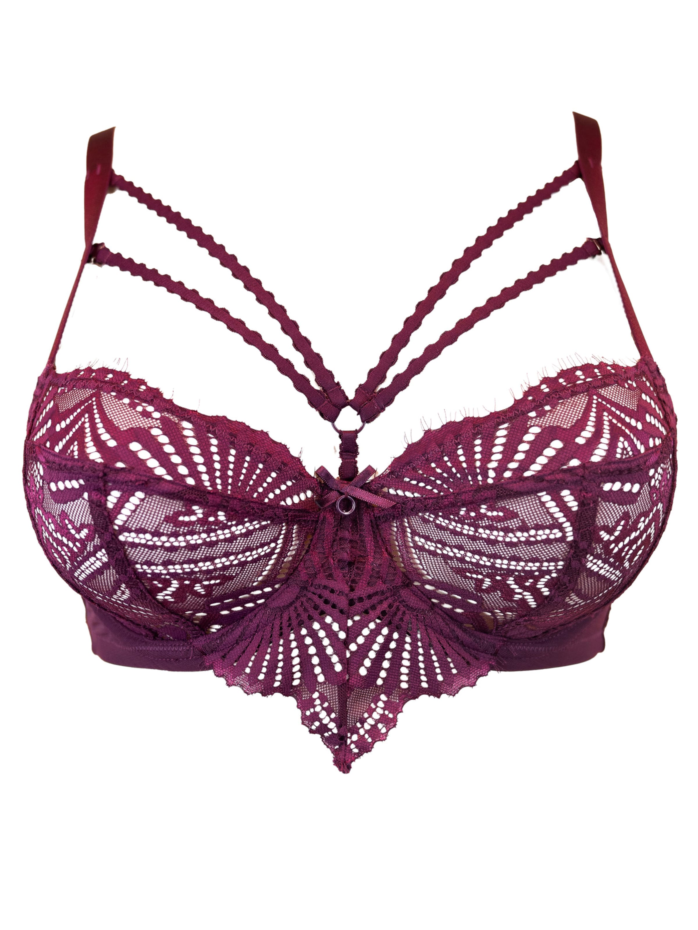 SugarShape High neck BH 'Lola' in Lila: voorkant