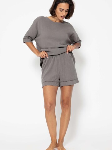 SASSYCLASSY Pyjamahose‌‌‌‌‌‌‌‌‌ in Grau